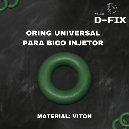 Kit 100un. Oring De Bico Injetor Em Viton Universal