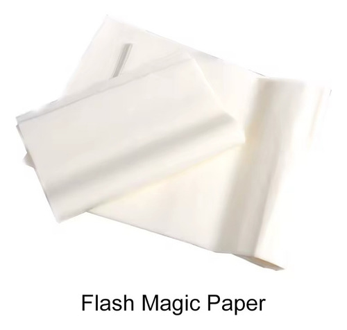 Papel Magia 50x20 Papel Flash Papel Chispa Magia Truco Fuego