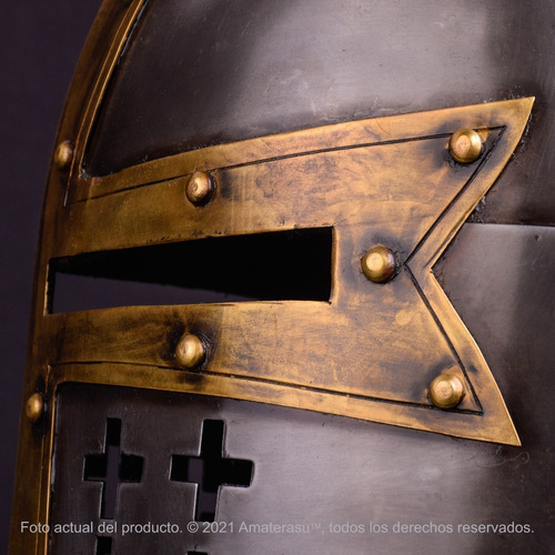 Imagen 8 de 10 de Casco Templario Sugarloaf Espada Templarios Cruzados