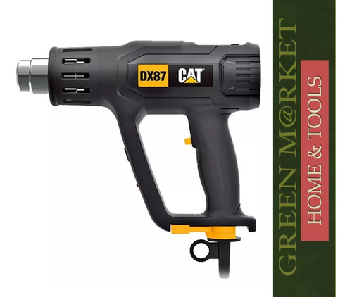 Pistola De Calor 2000w 2 Vel Caterpillar Cat Dx87 Boquillas