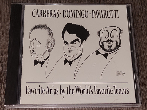 Carreras,  Domingo, Pavarotti, Favorite Arias By The World's