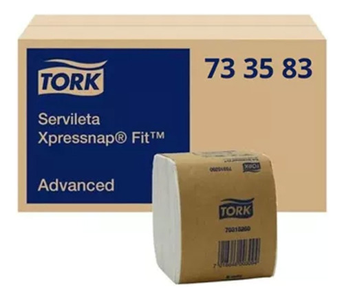 Tork Xpressnap® Fit Servilleta Blanca 18 Paqs / 240 Pzs Blanco