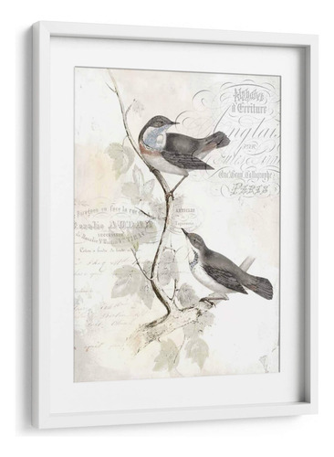 Cuadro Enmarcado Blanco Con Marialuisa Rustic Gould Iv 60x80