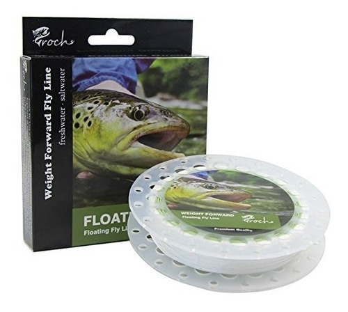 Peso Adelante Línea De Pesca Con Mosca Wf 3f 5f 7f 100 Pies