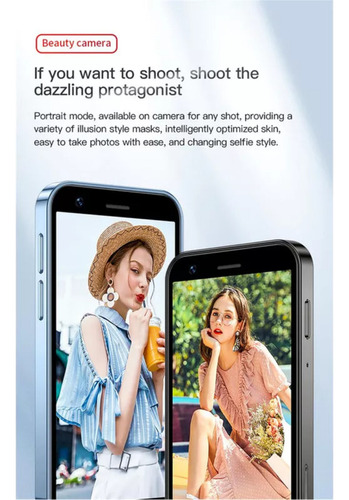 Roiesvry Xs16 Mini Smartphone De 3 Pulgadas 4g Lte Android