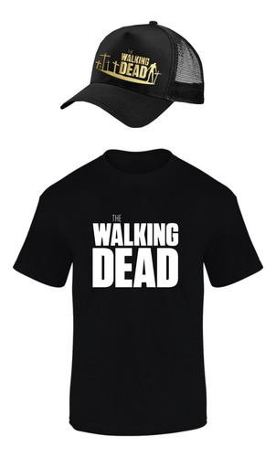 The Walking Dead Camiseta + Gorra Camionera  Combo Twd