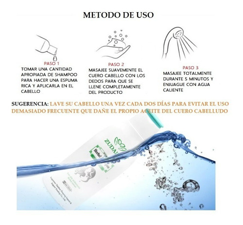 Shampoo Zudaifu Antibacteriano Para Psoriasis,