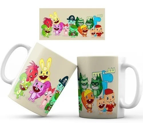 Mug Taza Happy Tree Friends Serie Colección Regalo