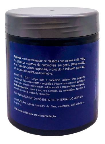 Imagem 4 de 9 de Revitalizador De Plasticos Rejuvex 400g Vonixx