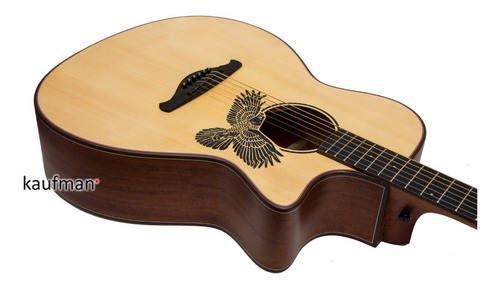 Imagen 5 de 8 de Guitarra Acustica Cuerdas De Metal Acabados De Lujo