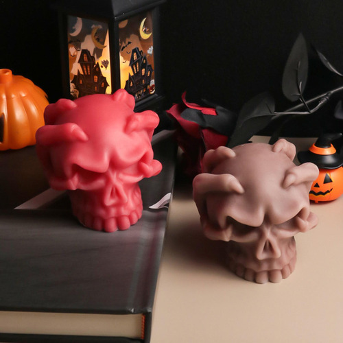 Molde De Silicona Con Forma De Calavera Molde De Silicona