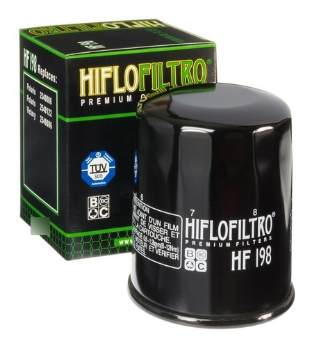 Filtro De Aceite Premium Para Moto Hiflofitro Hf198 Polaris