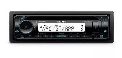 Sony mex-xb100bt Hi-Power Bluetooth lector de CD/ radio AM/ FM estéreo para  auto de un solo DIN SiriusXM con 160 vatios de valor cuadrático medio