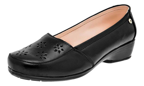 Zapato Confort Mora 156380 Para Mujer Talla 22-26 Negro E2