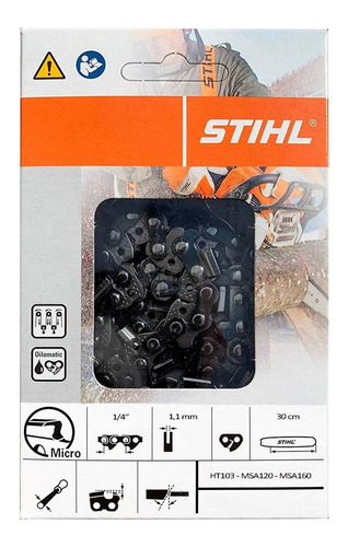 Cadena Para Motosierra Stihl 1/4 Ht103 / Msa120