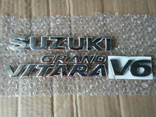 Kit Emblemas Suzuki Grand Vitara Compuerta 3piezas