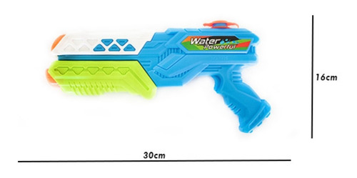 Pistola De Agua 30cm Infantil Niños Base X Verano Pileta