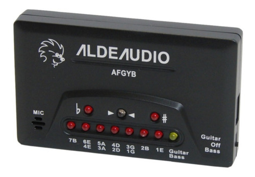 Imagen 1 de 1 de Afinador Digital Afgyb P/guitarra Y Baj. Electric. Aldeaudio