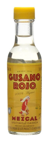 Pack De 12 Mezcal Gusano Rojo Mini 50 Ml