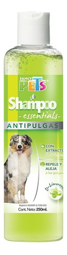 Shampoo Essentials Antipulga Parasito 250ml Perro Fancy Pets Fragancia Limón