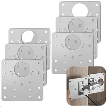 Comprar Pack X6 Placas Reparadoras De Bisagras Placas De Montaje