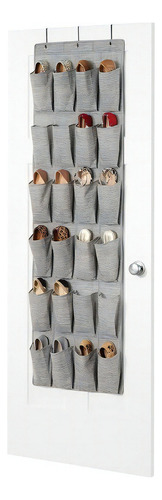 Zapatera para puerta Whitmor Color gris, 12 Pares