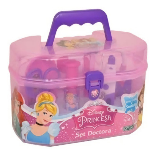 Imagen 1 de 8 de Juguete Valijita Nena Set Doctora Princesas Ditoys+cuota