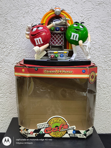 Figura M&m's Rockola Retro Dispensador De Lunetas En Caja (Usado)