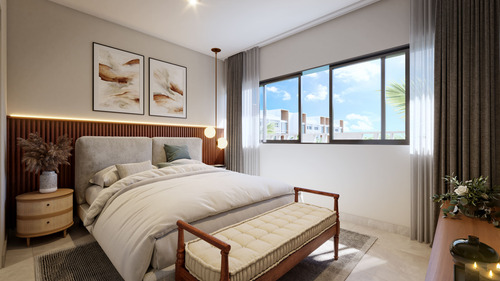 Venta De Apartamentos De 1 Habitación Más Estudio En El Exclusivo Complejo De White Sands En Bávaro, Punta Cana