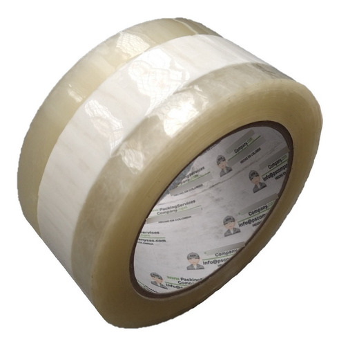 Imagen 5 de 5 de P Diez Rollos De Cinta Con Impresión En Blanco - Muy Frágil