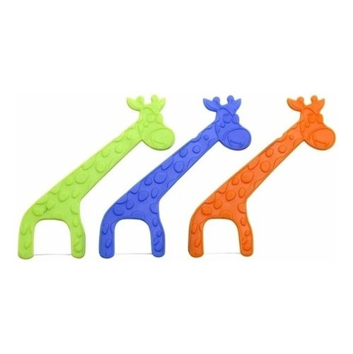 80 Pick Floss Palillo Con Hilo Dental Infantil Colores