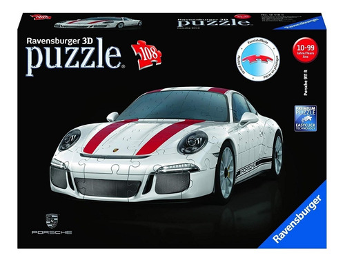 Rompecabezas 3d Porsche 911 - 108 Piezas