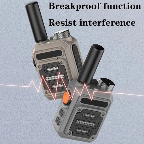 Radio Walkie Talkies Recargable Intercomunicador De Un Toque