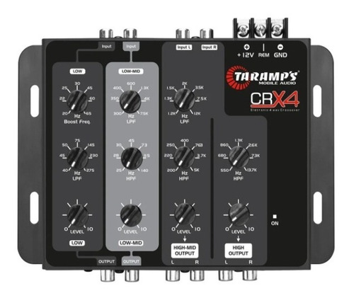 Crossover Taramps Crx 4 4 Vias Som Automotivo Crx4