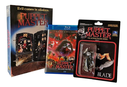 Puppet Master Retro Vhs Edition Blu-ray + Dvd + Figura