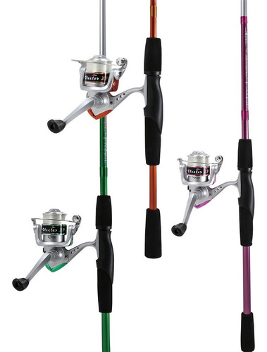 Caña Okuma Steeler Combo Caña + Reel + Tanza 1,95 Mts Bentan