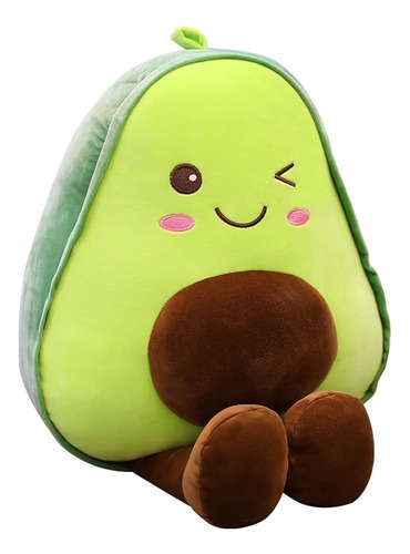 Almohada Kawaii Para Abrazar, Suave Fruta De Aguacate, 40 Cm