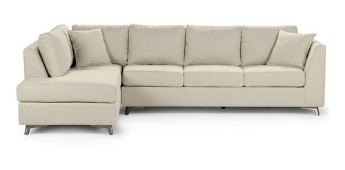 Rosen Sofá Seccional Carter Izquierdo Color Beige