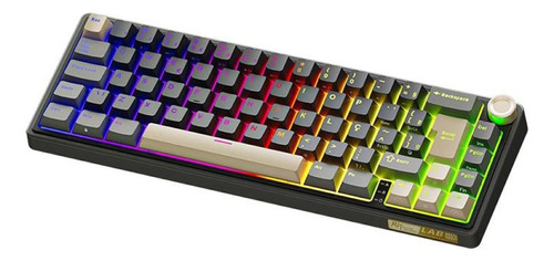 Teclado Mecanico Gamer Royal Kludge Rkr65 Rgb Abnt2 S/ Brown