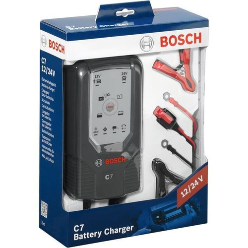 Cargador De Baterias Bosch C7 12v/24v 220v 7,0amp