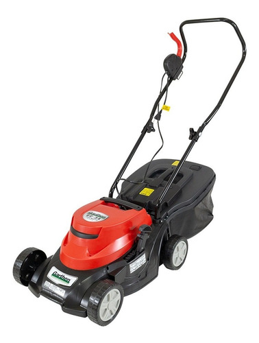 Cortador de grama elétrico Garthen GC-34 de 1300W e 220V cor preto/vermelho