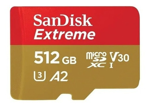 Imagen 1 de 3 de Tarjeta Memoria Sandisk 512gb Micro Sd Extreme