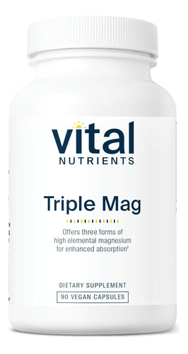 Vital Nutrients Triple Mag Magnesio 90 Cápsulas