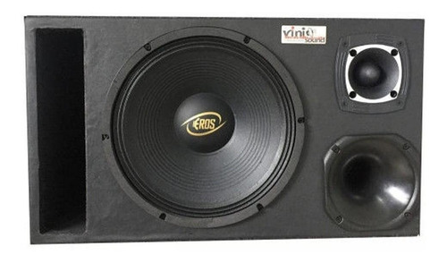 Caixa Trio Alto Falante Eros + Drivers E Tweeter 670wrms