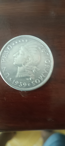 Moneda De Rep Dom 1939 