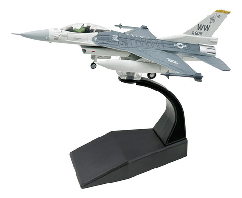 A Avión De Combate F16c A Escala 1/100, Modelo Fundido A
