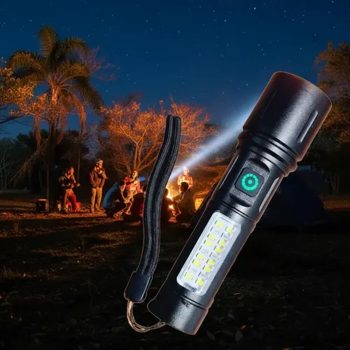Lanterna Super Potente Inova Multifuncional Kv-742 Tática