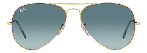 Gafas De Sol Ray-ban Aviator L Metal Rb3025 Unisex Color Dorado