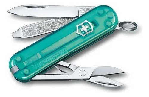 Navaja Victorinox Classic Tropical Surf 0.6223.t24g Ts Color Turquesa