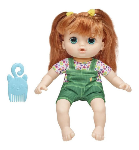 Boneca Baby Alive Littles Bebe Eva Ruiva Da Hasbro E8407